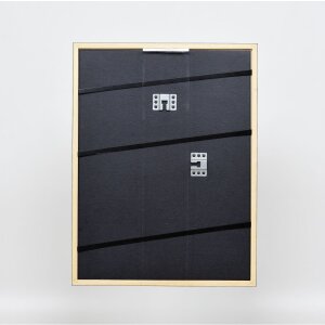 Efektný rám na obrazy z masívneho dreva profil 39 čierny 40x60 cm normálne sklo