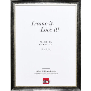 Effect Holz-Bilderrahmen Profil 40 Platin 10x15 cm...