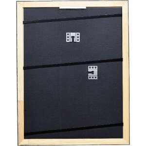 Effect Holz-Bilderrahmen Profil 40 Silber 18x27 cm Normalglas