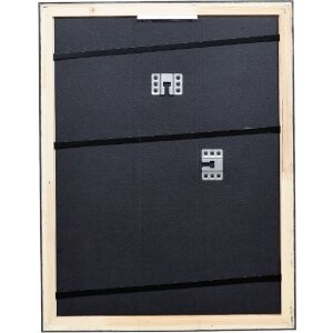 Effect Holzbilderrahmen Profil 40 Platin 70x70 cm Normalglas