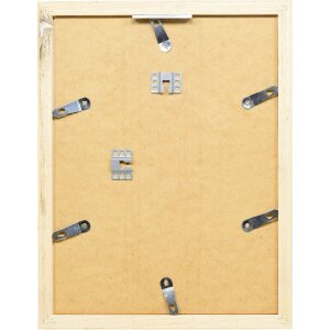 Effect Holzbilderrahmen Profil 41 Silber 24x30 cm Klarglas