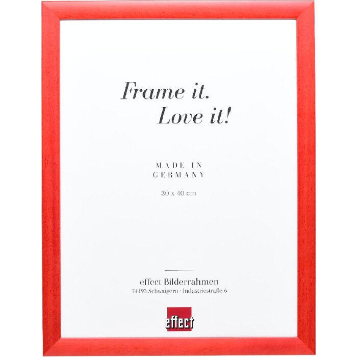 Effect Holz-Bilderrahmen Profil 43 lachs 20x30 cm Normalglas