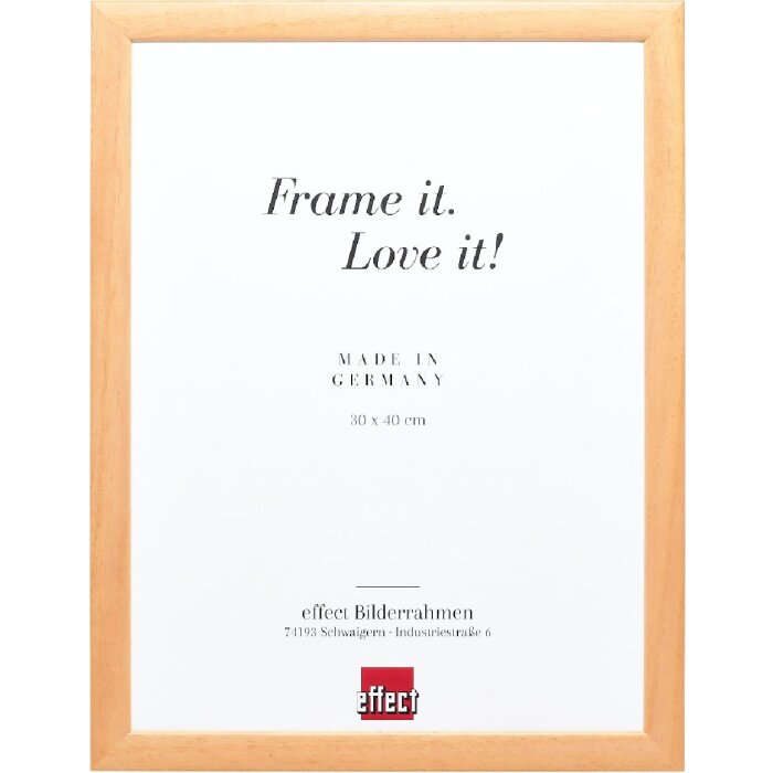 effect Holz-Bilderrahmen Profil 43 natur 30x30 cm