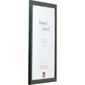 Effect Holz-Bilderrahmen Profil 43 tannengrün 50x50 cm Normalglas 0430-5050-14