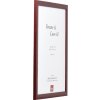 effect Holz-Bilderrahmen Profil 43 rot 61x91,5 cm Normalglas
