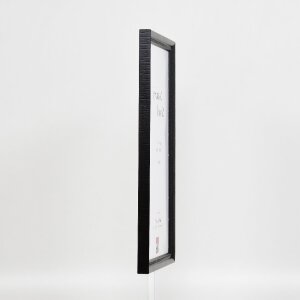 Effect Holzrahmen Profil 48 schwarz 18x32 cm Klarglas