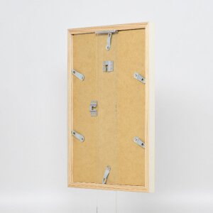 Effect Holzrahmen Profil 48 weiß 25x35 cm Klarglas