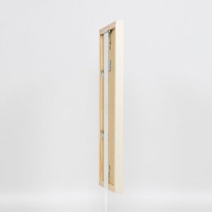 Effect Holzrahmen Profil 48 weiß 28x35 cm Klarglas