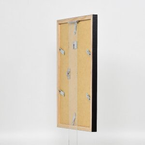 Effect Holzrahmen Profil 48 schwarz 30x40 cm Klarglas