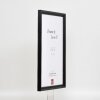 Effect Holzrahmen Profil 48 schwarz 30x40 cm Klarglas