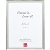 Effect Holzrahmen Profil 48 silber 50x70 cm Klarglas