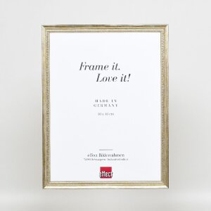 Effect Holzrahmen Profil 48 gold 30,5x91,5 cm Klarglas