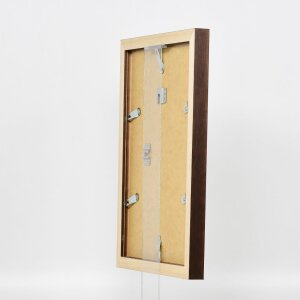 Efektný drevený obrazový rám profil 52 tmavohnedý 25x80 cm normálne sklo