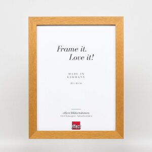 Efektný drevený rám na obrazy profil 52 dubový 70x70 cm normálne sklo