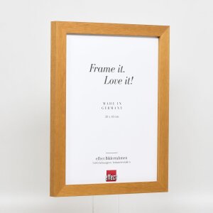 Efektný drevený rám na obrazy profil 52 dubový 70x70 cm normálne sklo