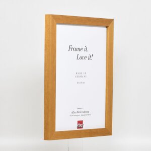 Efektný drevený rám na obrazy profil 52 dubový 70x70 cm normálne sklo