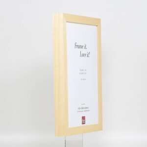 Efekt drevený obrazový rám profil 55 prírodný 42x59,4 cm normálne sklo