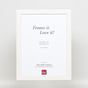 Efekt drevený rám obrazu profil 55 biely 62x93 cm normálne sklo