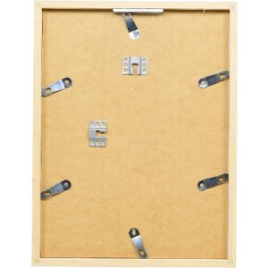 effect Holzrahmen Profil 58 weiß 10x10 cm Klarglas 0580-1010-05