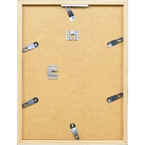 effect Holzrahmen Profil 58 Schwarz 18x32 cm Klarglas