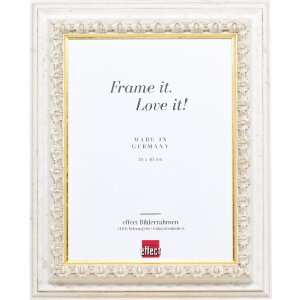Effect Holzbilderrahmen Profil 80 weiß 50x60 cm...