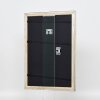 Efekt drevený rám na obraz profil 85 strieborný 14,8x21 cm normálne sklo