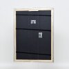 Efekt drevený rám na obraz profil 85 strieborný 14,8x21 cm normálne sklo