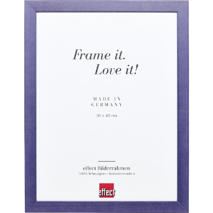 Effect Holzrahmen Profil Top Pro flieder 9x13 cm Klarglas