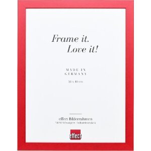 Effect Holzrahmen Profil Top Pro rot 18x32 cm Klarglas