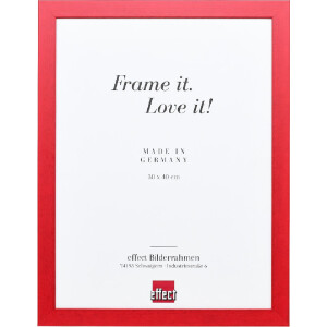 Effect Holzrahmen Profil Top Pro rot 23x70 cm Klarglas