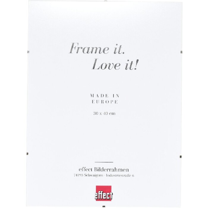 effect A1 Brandschutzrahmen Mini 30x30 cm Klarglas