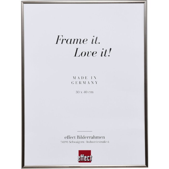 Efektný plastový rám Art platinum 18x27 cm antireflexné sklo