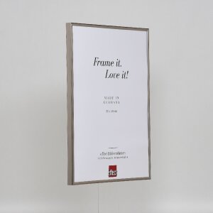 Efektný plastový rám Art platinum 18x27 cm antireflexné sklo