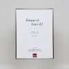 Efektný plastový rám Art platinum 18x27 cm antireflexné sklo