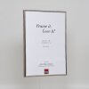 Efektný plastový rám Art platinum 18x27 cm antireflexné sklo