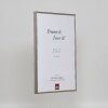 Efektný plastový rám Art platinum 18x27 cm antireflexné sklo
