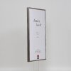 Efektný plastový rám Art platinum 18x27 cm antireflexné sklo