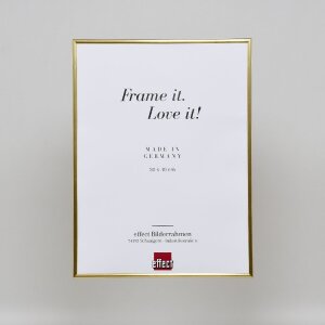 Efektný plastový rám Art gold 21x28 cm antireflexné sklo