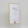 Efektný plastový rám Art gold 21x28 cm antireflexné sklo