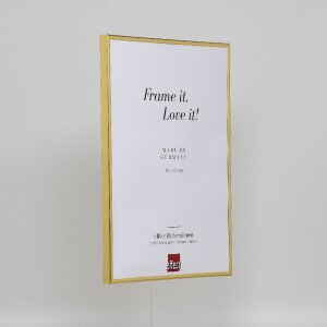 Efektný plastový rám Art gold 24x30 cm antireflexné sklo