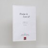 Efektný plastový rám Art white 30x30 cm antireflexné sklo