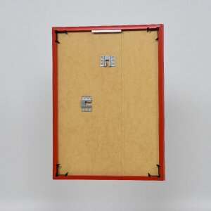 Efektný plastový rám Umenie červená 30x30 cm antireflexné sklo