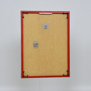 Efektný plastový rám Umenie červená 30x30 cm antireflexné sklo