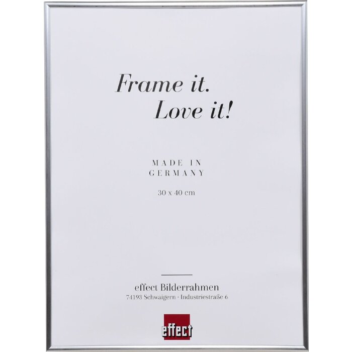 Efektný plastový rám Art silver 42x59,4 cm antireflexné sklo