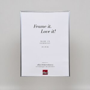 Efektný plastový rám Art silver 42x59,4 cm antireflexné sklo