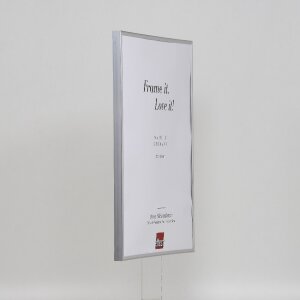 Efektný plastový rám Art silver 42x59,4 cm antireflexné sklo