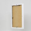 Hliníkový rám na obrazy Quadro 25x35 cm s bielym antireflexným sklom MDF zadný panel