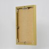 Efektný hliníkový rám obrazu Quadro 25x35 cm zlaté antireflexné sklo MDF zadný panel