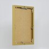 Efektný hliníkový rám obrazu Quadro 25x35 cm zlaté antireflexné sklo MDF zadný panel