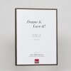 Efektný hliníkový rám na obrazy Quadro 25x35 cm bronzové antireflexné sklo